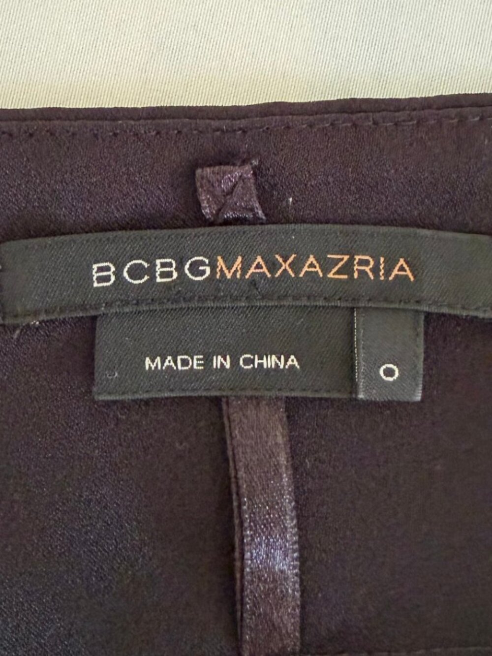 BCBGMAXAZRIA Black Satin Halter Tie Midi Cocktail Dress - Picture 7 of 8